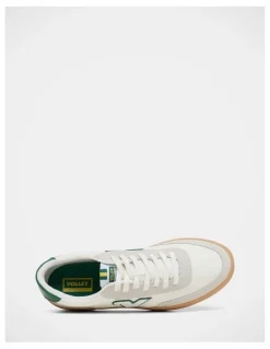 Volley Baseline Canvas Sneakers in White