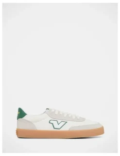 Volley Baseline Canvas Sneakers in White