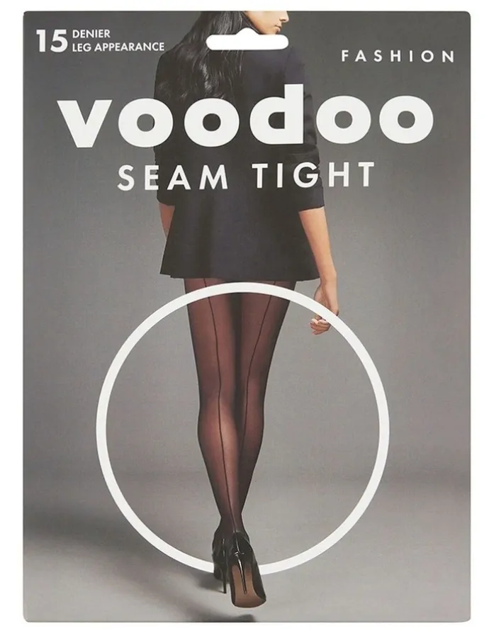 Voodoo Seam Tights in Black