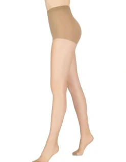 Voodoo Shine Firm Control Sheer 15 Denier Tight 3 Pack in Jabou Brown