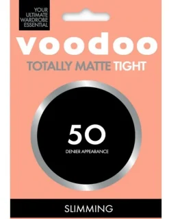 Voodoo Totally Matte 50 Denier Slim Tight Black