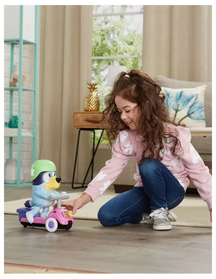 VTech Scooter Time Bluey in Blue