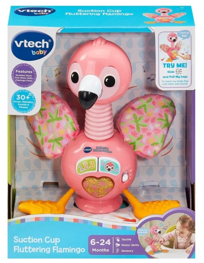 VTech Suction Cup Fluttering Flamingo Toy