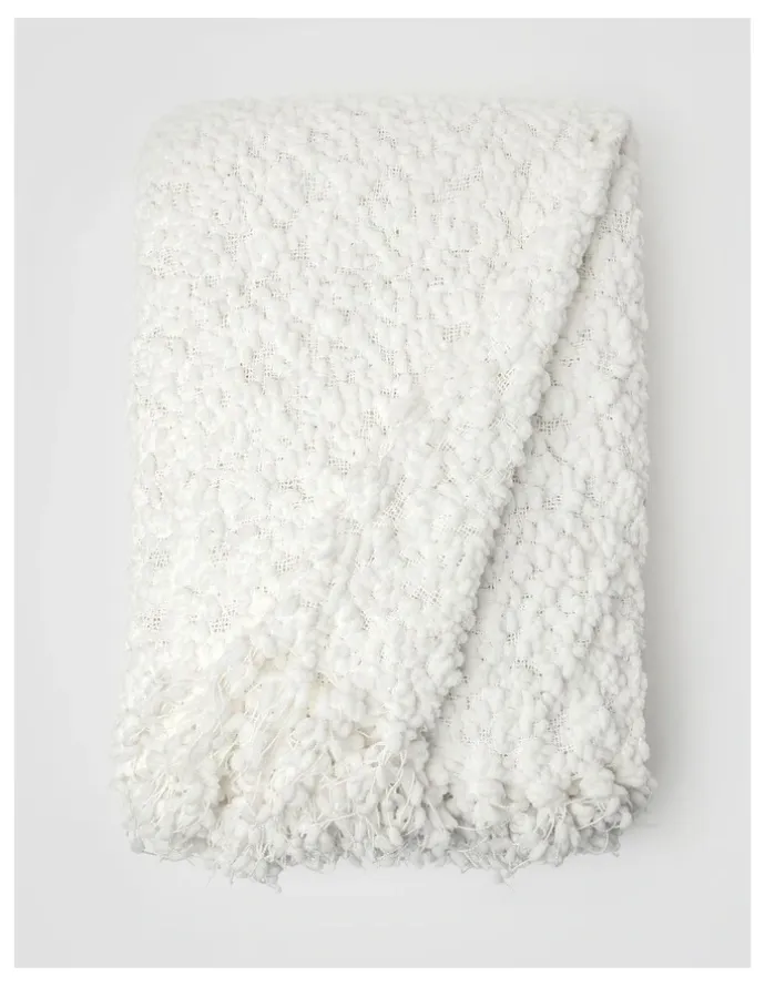 Vue Boucle Throw in Cloud