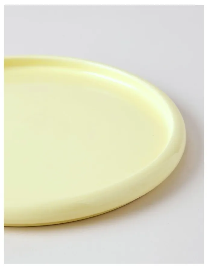 Vue Bubble Dinner Plate in Lemon
