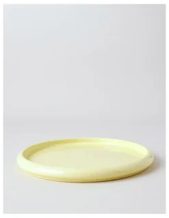 Vue Bubble Dinner Plate in Lemon