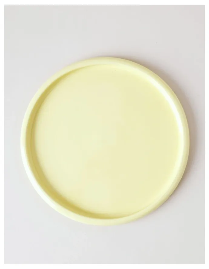 Vue Bubble Dinner Plate in Lemon