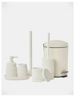 Vue Hudson Soft Touch Bathroom Accessories in Ivory
