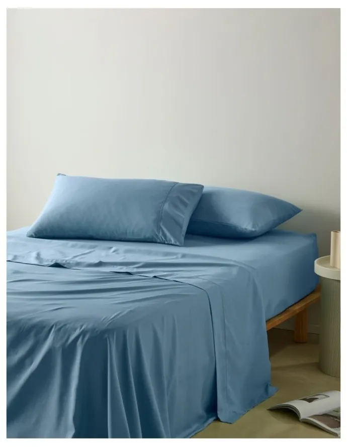 Vue Super Soft Microfibre Sheet Set in Cornflower Blue