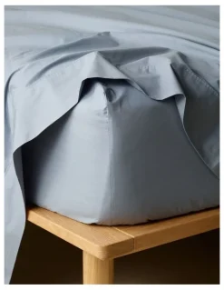 Vue 300TC Australian Superfine Cotton Sheet Separates in Blue