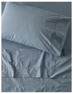 Vue 300TC Australian Superfine Cotton Sheet Separates in Blue