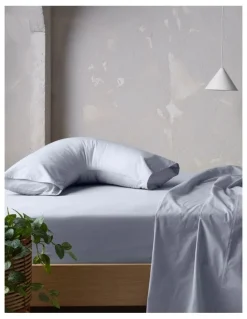 Vue 300TC Australian Superfine Cotton U-Shaped Pillowcase in Blue