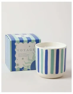 Vue Voyage Bondi Candle 430g in Blue/Green