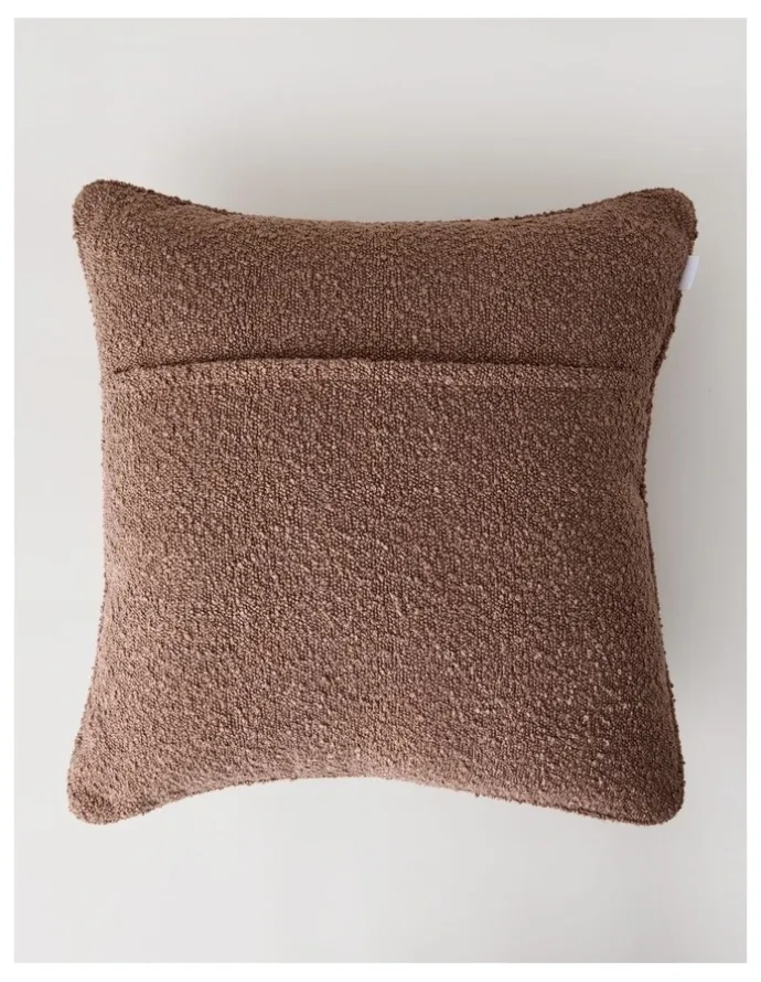 Vue Vue Boucle Cushion in Chocolate