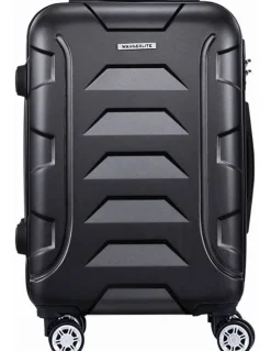 Wanderlite Hard Case Lightweight Strap 20 Luggage Trolley Travel Suitcase Set 55cm
