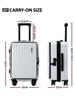 Wanderlite Pocket Travel Carry On in White