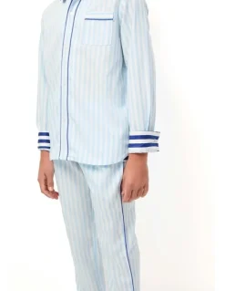 Wanderluxe Sleepwear Daydreamer Pyjama Set in Baby Blue