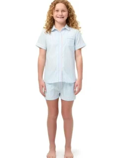 Wanderluxe Sleepwear Daydreamer Boxer Set in Baby Pink
