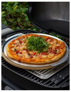 Weber Q™ Large Pizza Stone in Silver/Stone