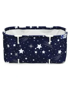 Weisshorn Foldable Bathtub Pvc Spa Bucket Inflatable Cushion 114x62cm in Star Navy
