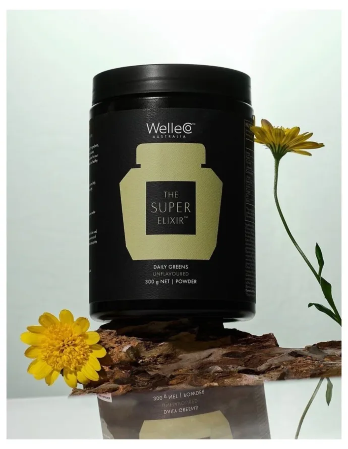 WelleCo The Super Elixir Unflavoured Supplement Refill Pack 300g