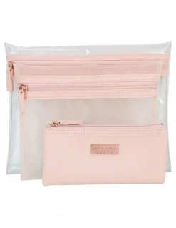 Wicked Sista Jenna Trio Purse in Blush Pink