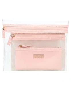 Wicked Sista Jenna Trio Purse in Blush Pink
