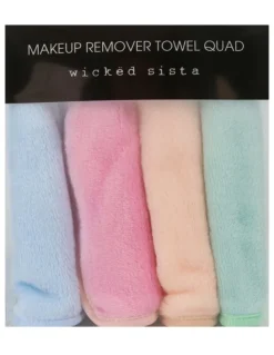 Wicked Sista Makeup Remover Towel Quad in Gelati