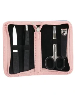 Wicked Sista Pastel Zipper Manicure Set in Blush Pink