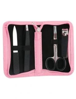Wicked Sista Pastel Zipper Manicure Set in Pink
