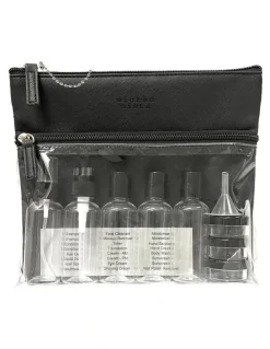 Wicked Sista Premium Bag with Travel Bottles in Black