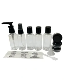 Wicked Sista Premium Bag with Travel Bottles in Black