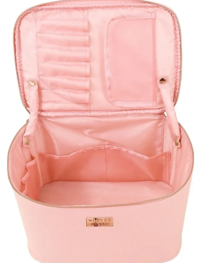 Wicked Sista Premium Large Beauty Case in Blush