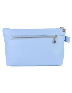 Wicked Sista Premium Luxe Large Cosmetic Bag in Sky Blue