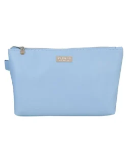 Wicked Sista Premium Luxe Large Cosmetic Bag in Sky Blue