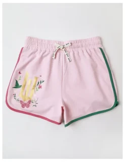 Wicked Wicked Double Colour Terry Shorts in Vanilla