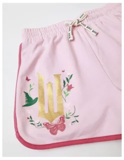 Wicked Wicked Double Colour Terry Shorts in Vanilla