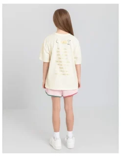 Wicked Wicked Double Photographic T/Shirt in Vanilla