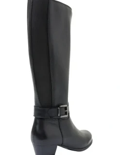 Wide Steps Diesel Black Glove Boots