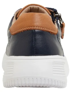 Wide Steps Novella Navy/Tan Glove Sneakers