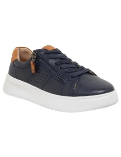 Wide Steps Novella Navy/Tan Glove Sneakers