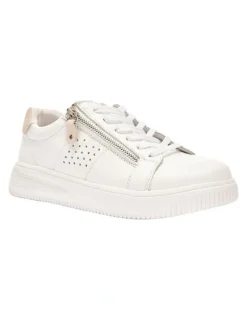 Wide Steps Novella Sneakers in White