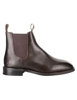 Wild Rhino Rancher Chelsea Boot in Dark Brown