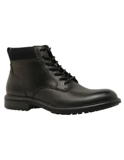 Windsor Smith Beau Leather Boot in Black