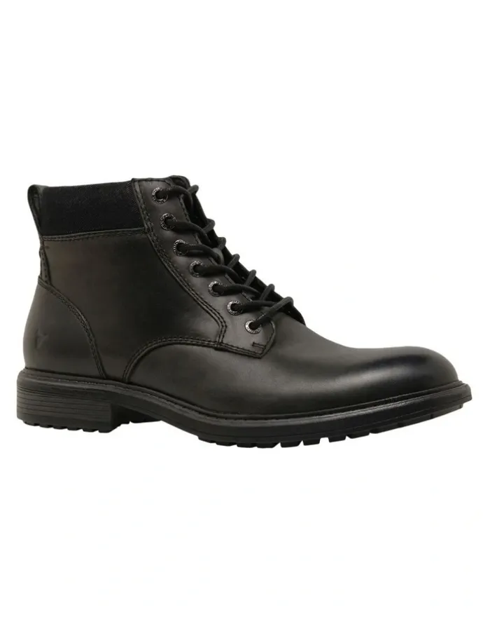 Windsor Smith Beau Leather Boot in Black