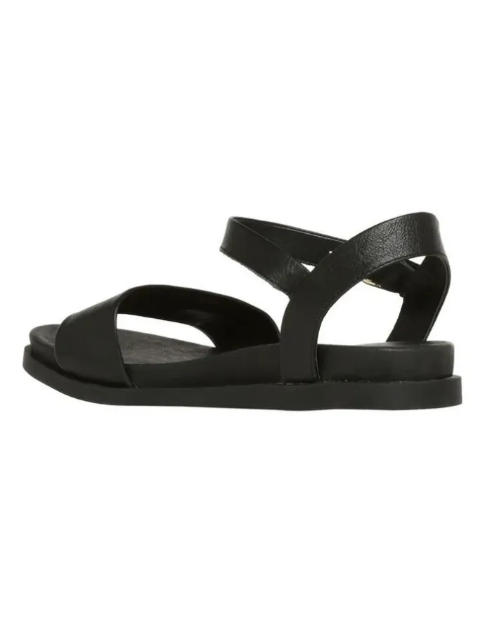 Windsor Smith Lucee Leather Sandal in Black