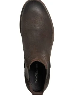 Windsor Smith Saxon Boot in Brown Oil Suede