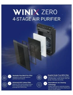Winix Zero 4-Stage Air Purifier 5500-2 in Black