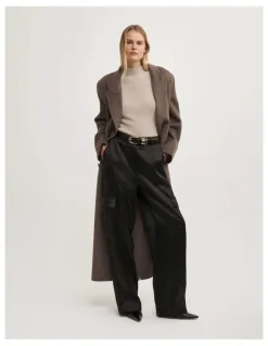 Witchery High Neck Knit T-shirt in Sienna Marle