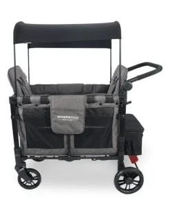 Wonderfold WonderFold W2 Elite Stroller Wagon - Charcoal Grey